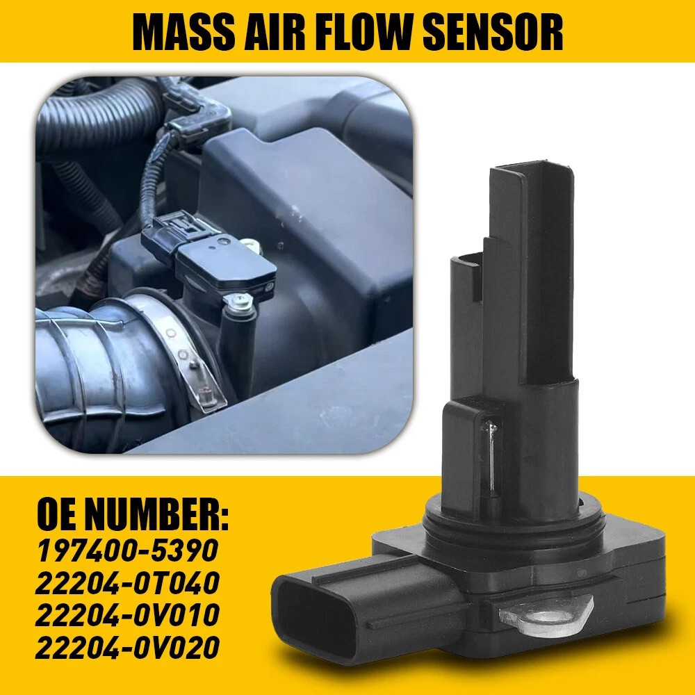 OEM DENSO 22204-0V020 Mass Air Flow Meter MAF Sensor For 2005-2022 Toyota Lexus