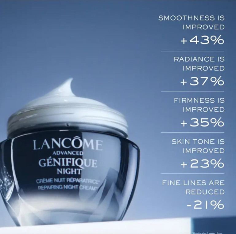 Lancome Advanced Genifique Repairing Night Cream - 1.7 oz / 50mL