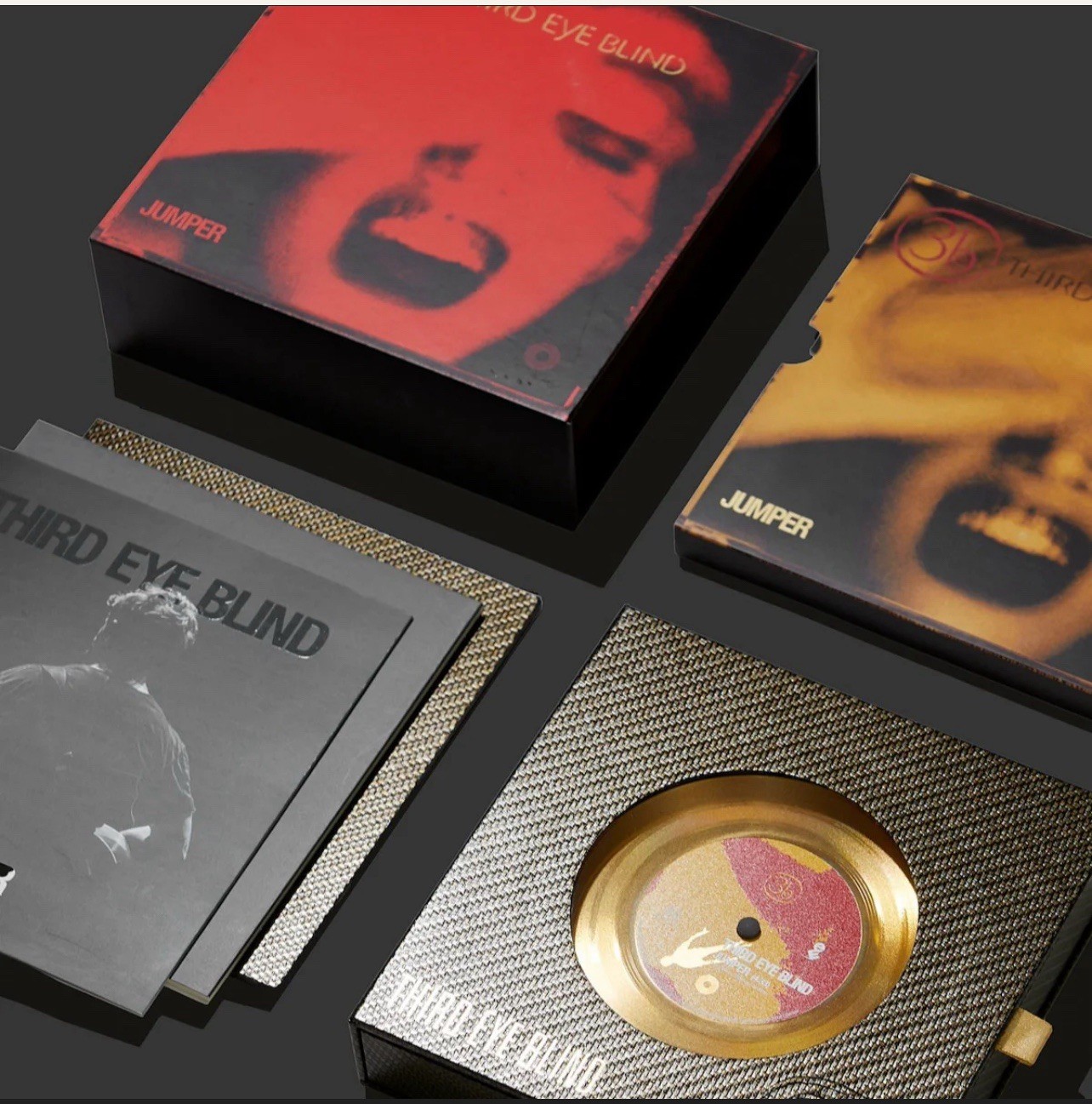 Third Eye Blind Jumper Gold Record- 5 Inch- 24 Karat - Rare- Limited Edition New