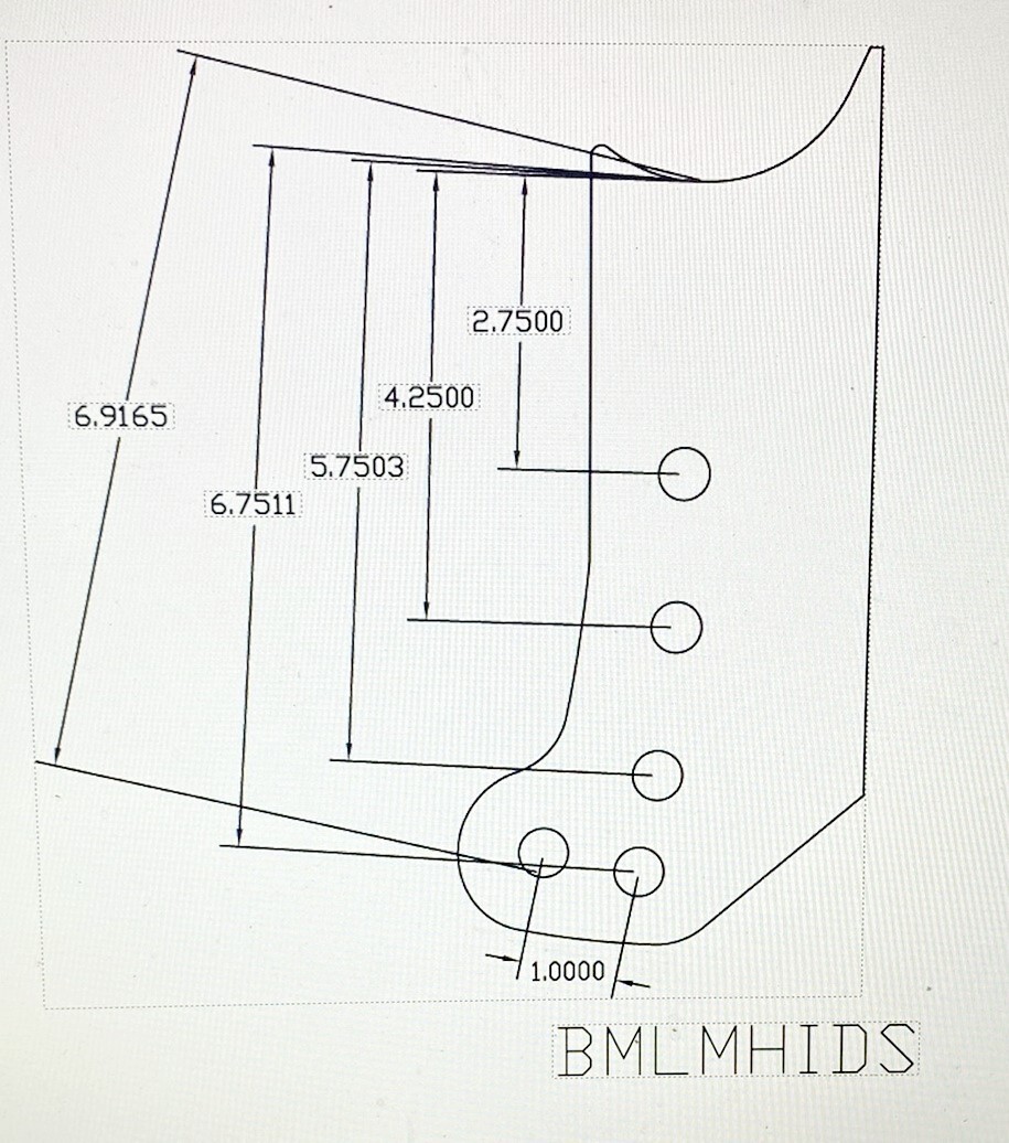 GM Metric Multi Hole Lower Trailing Arm Mounts Rear