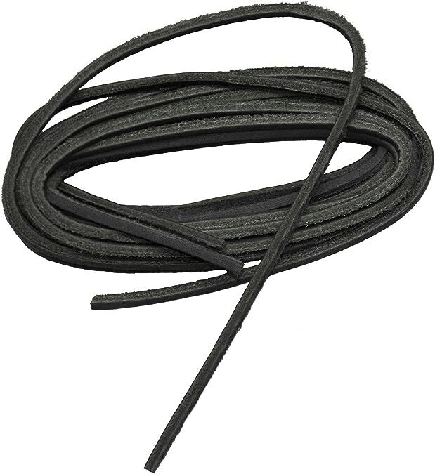 Leather Boot Shoe Laces Shoelaces Black/ Tan/ Chocolate /White 27"-36"