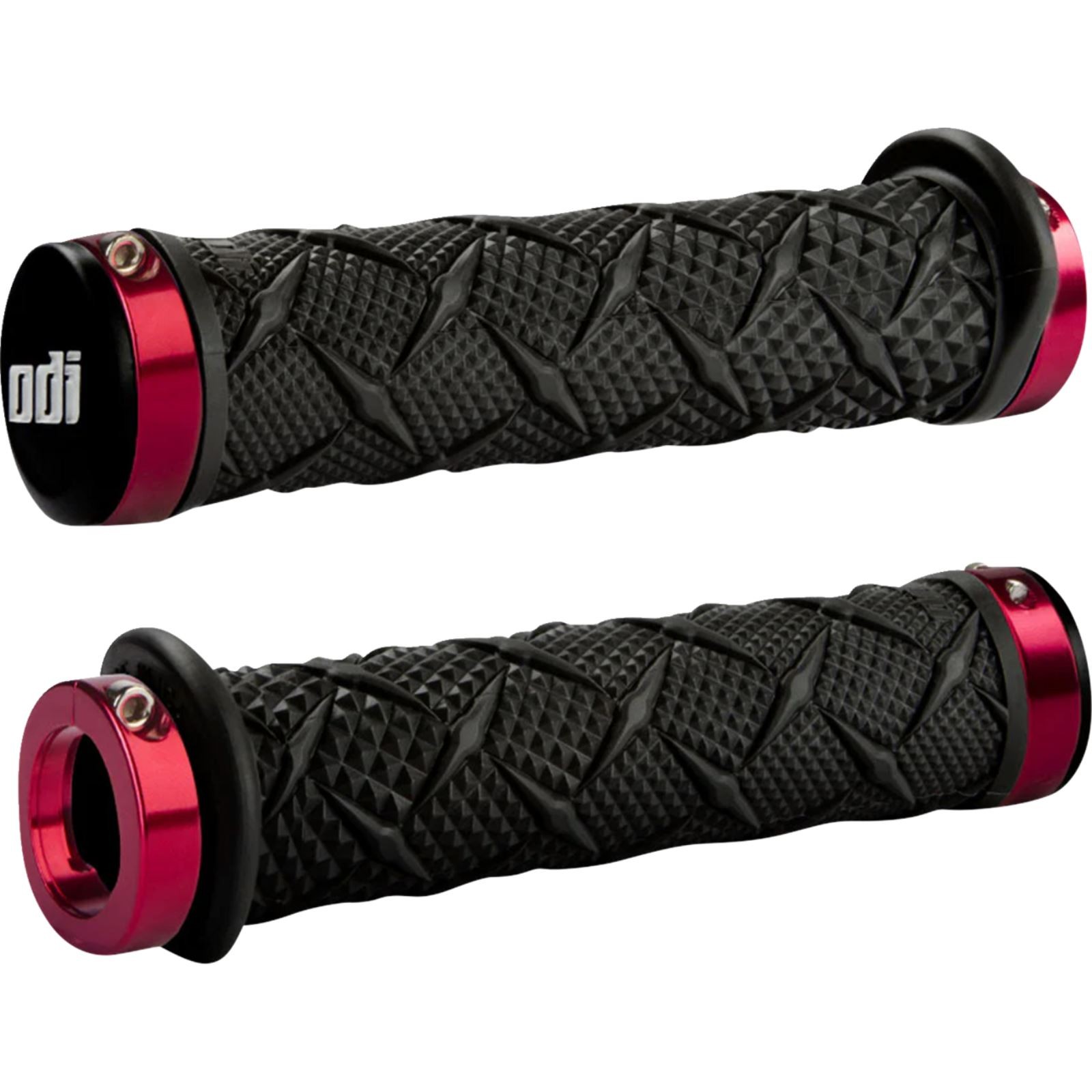 ODI ATV Xtreme Lock-On Grips - Black/Red J30XTB-R