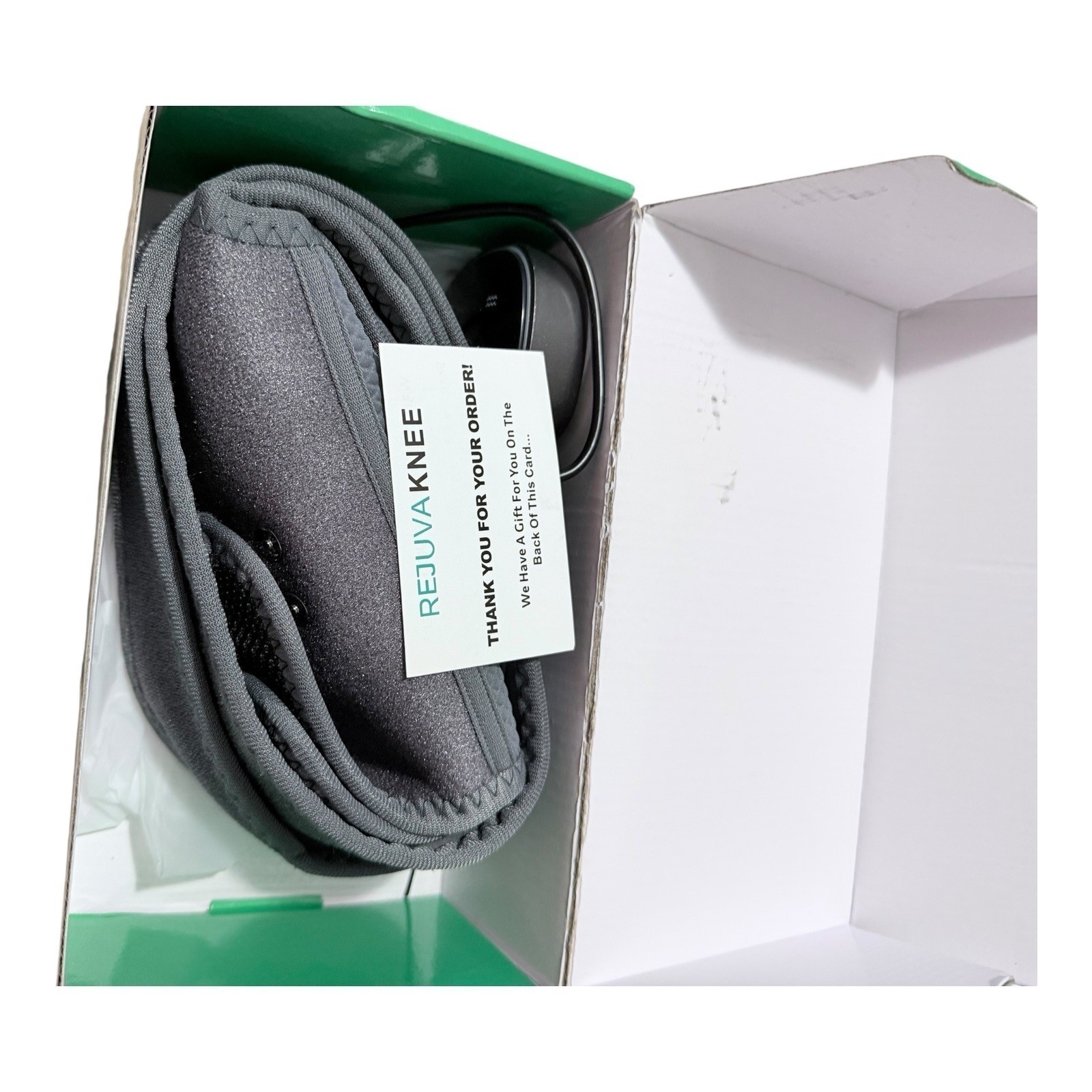 RejuvaKnee Advanced Knee Relief Wireless Rechargeable Heat Massager Grey