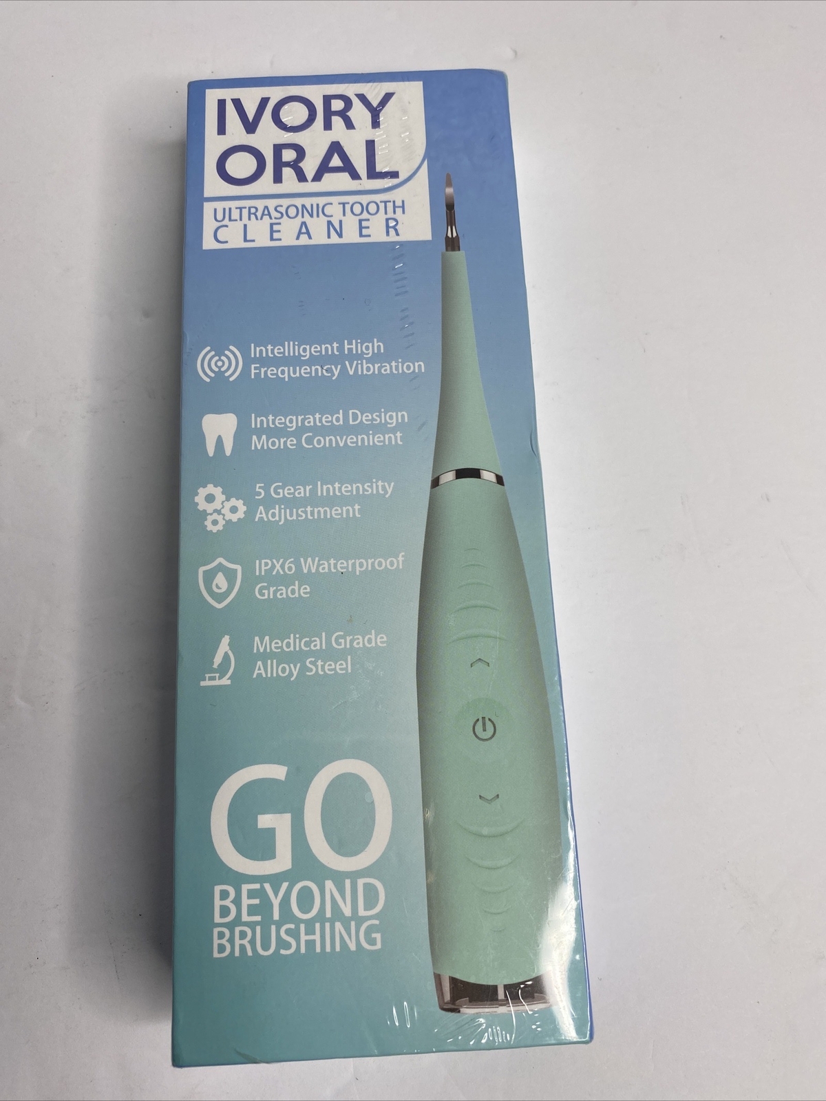 Ivory Oral  Ultrasonic Tooth Cleaner Go Beyond Brushing Factory Sealed