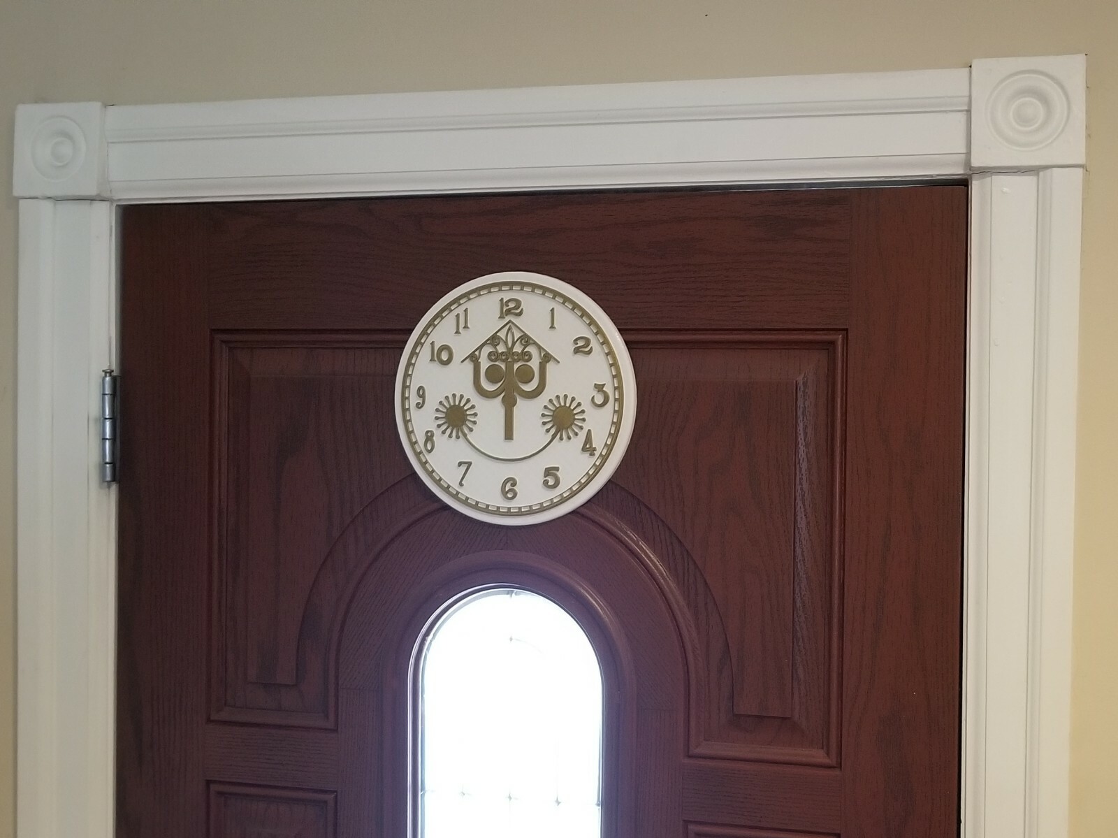 9" It's a Small World Clock Face Inspired Sign (Disney World Inspired Prop)