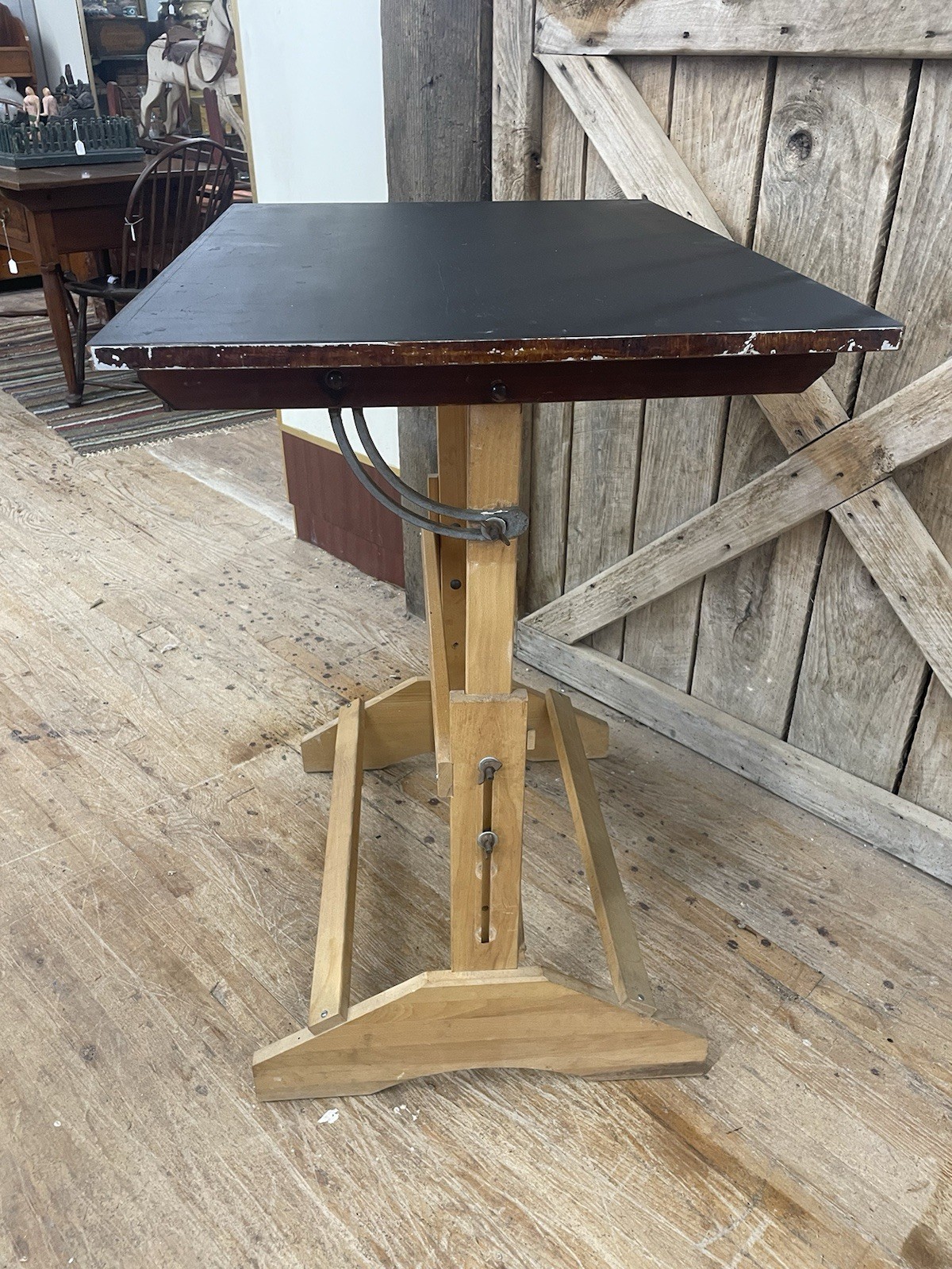 Vintage ANCO-BILT DRAFTING TABLE maple Adjustable tilt and height