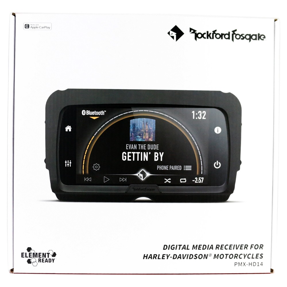 Rockford Fosgate PMX-HD14 Digital Media Receiver for 2014+ Harley-Davidson *OB*