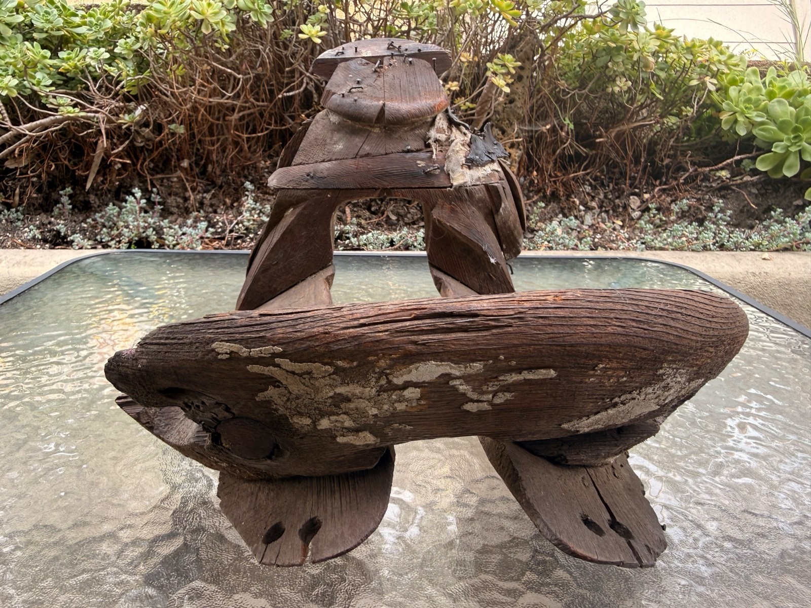 Old Antique Primitive Hand Carved Wooden Saddle Western Americana