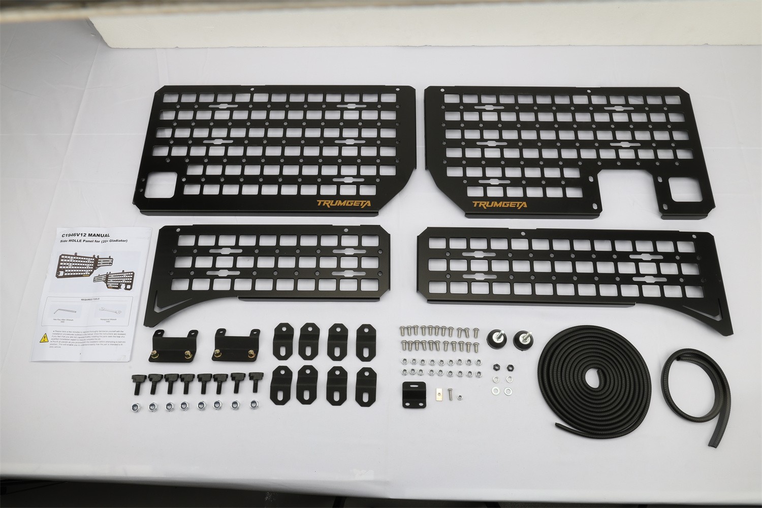 Side Bed MOLLE Panel for 5' Jeep Gladiator 2020-2025 Bed MOLLE Panel Storage