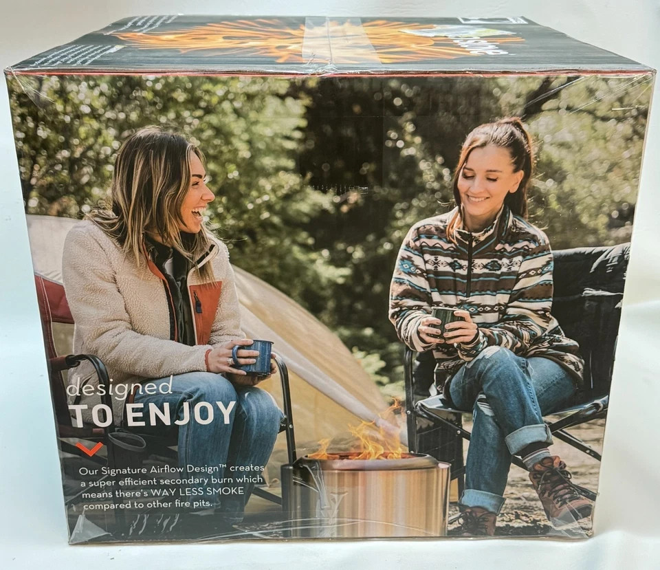 Solo Stove Ranger 2.0 Outdoor Fire Pit Stainless Steel Portable 15"Dia x 12.5"H