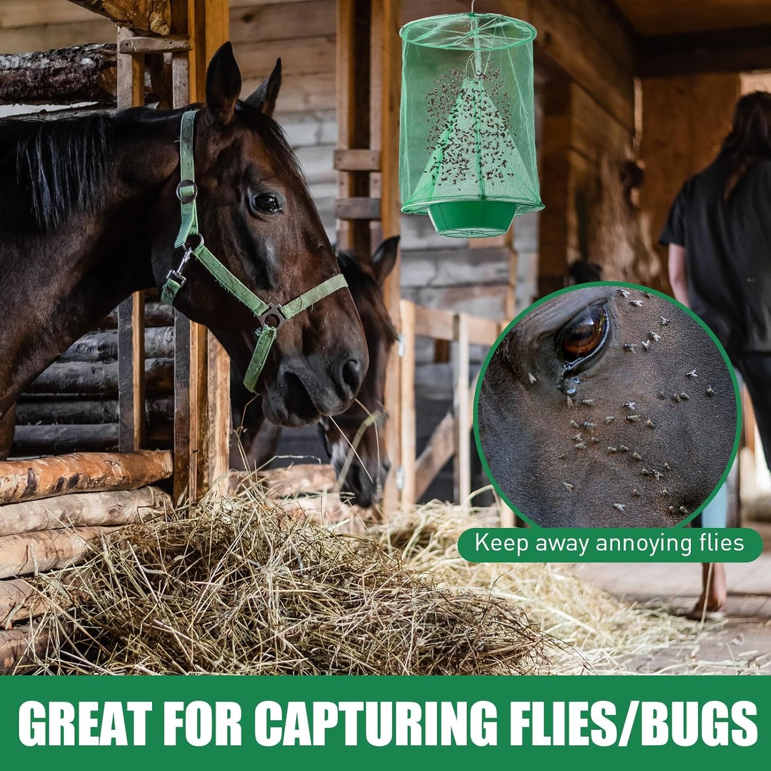 The Ranch Fly Trap Reusable Outdoor Fly Trap Killer Catcher Pest Bug Catch Lot