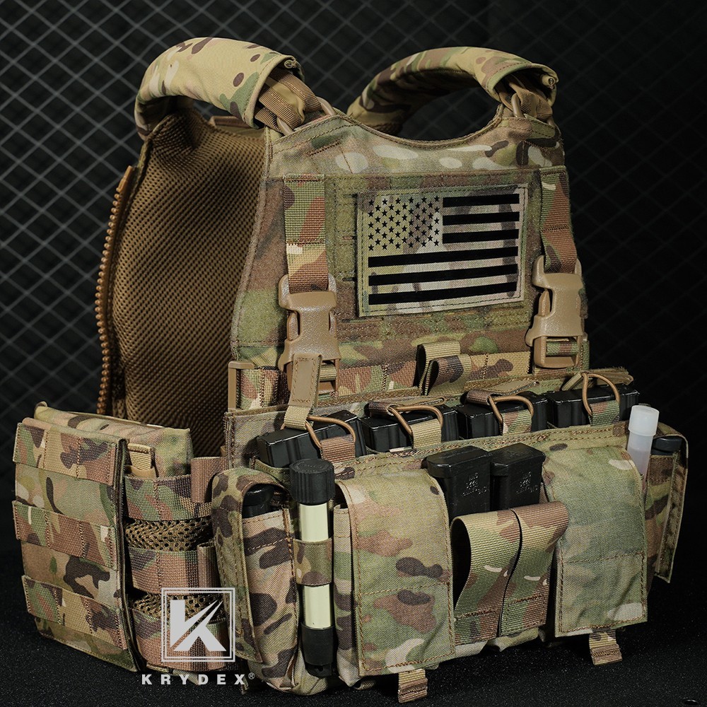 KRYDEX Tactical MF IV Placard Magazine Pouch Front Panel for Vest MC Camo