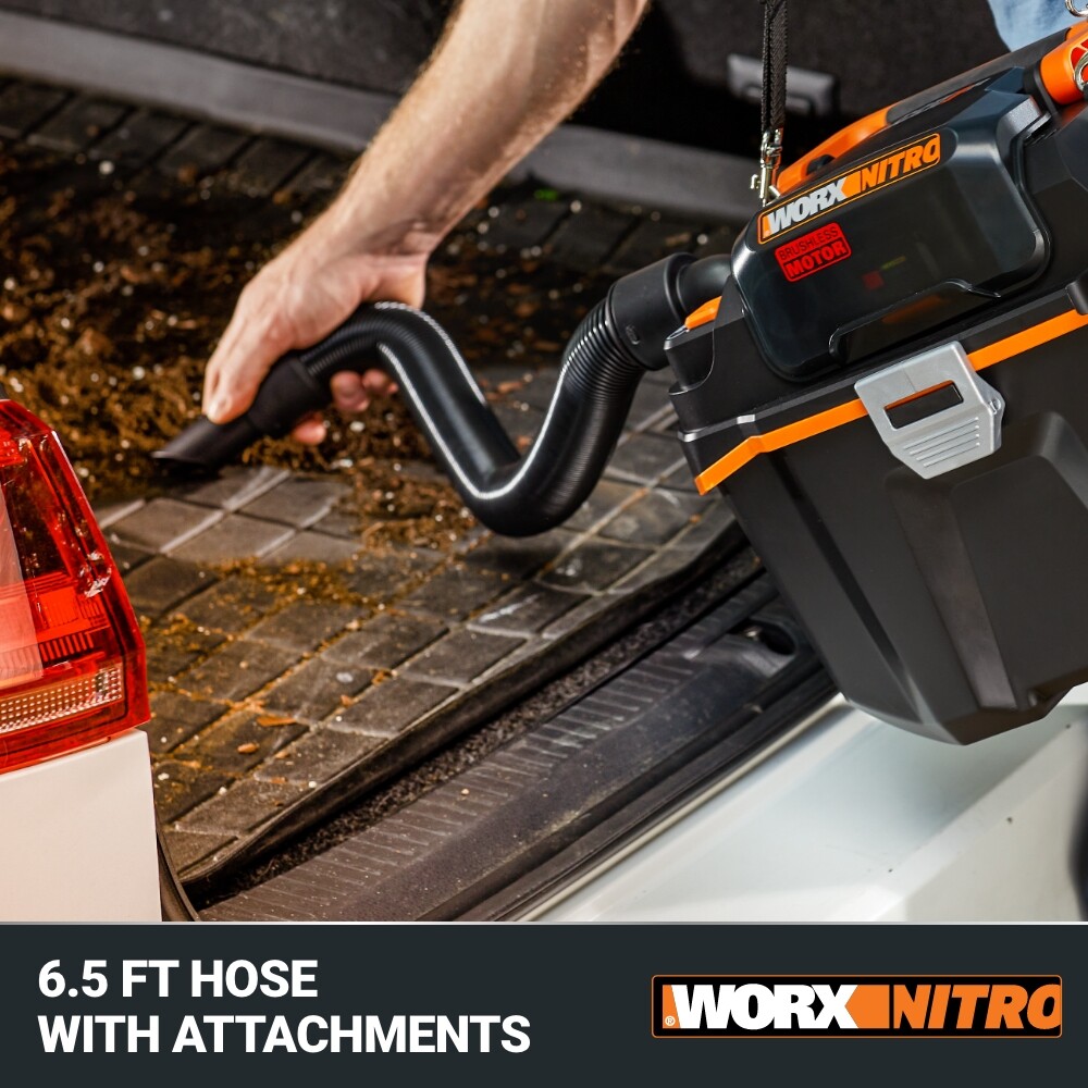 WX031L.9 WORX NITRO 20V 2.1 Gal Cordless Wet/Dry Vacuum - Tool Only