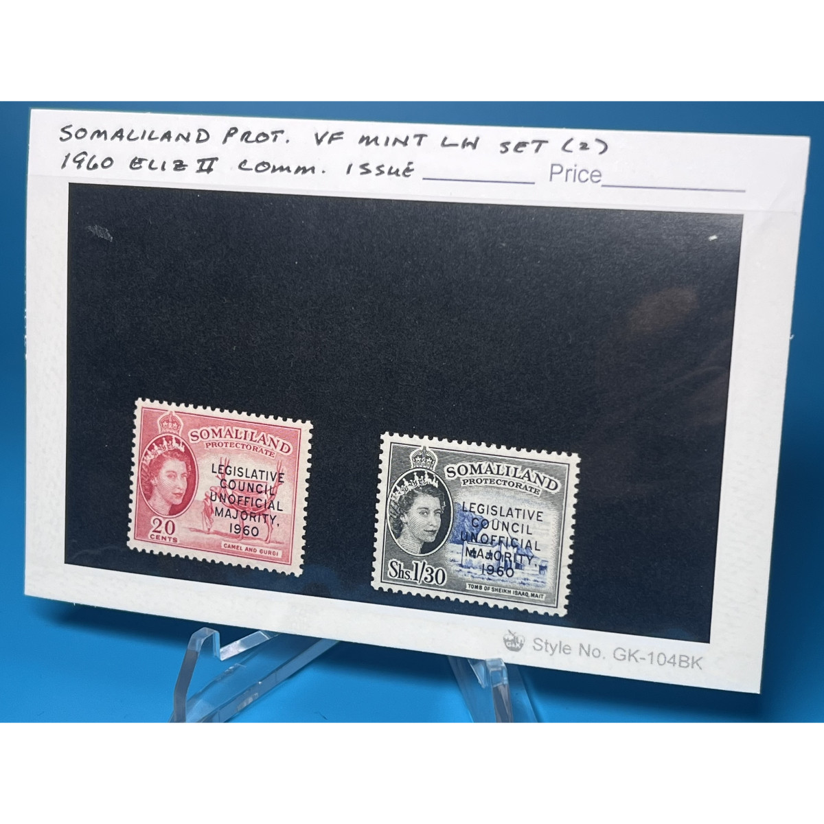 Somaliland Prot 1960 Queen Elizabeth II SG 151-152 Sc 142-3 VF MINT Stamps Lot