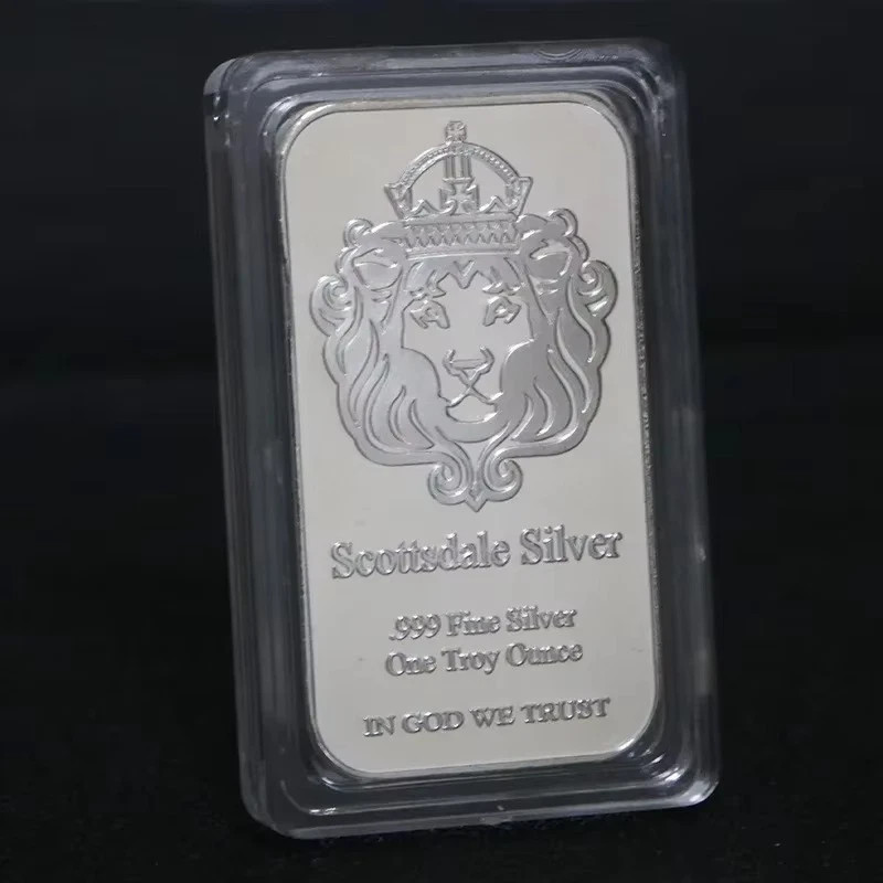 1PC 1 oz . Silver Bar - Scottsdale Mint VORTEX Silver Bullion Bar
