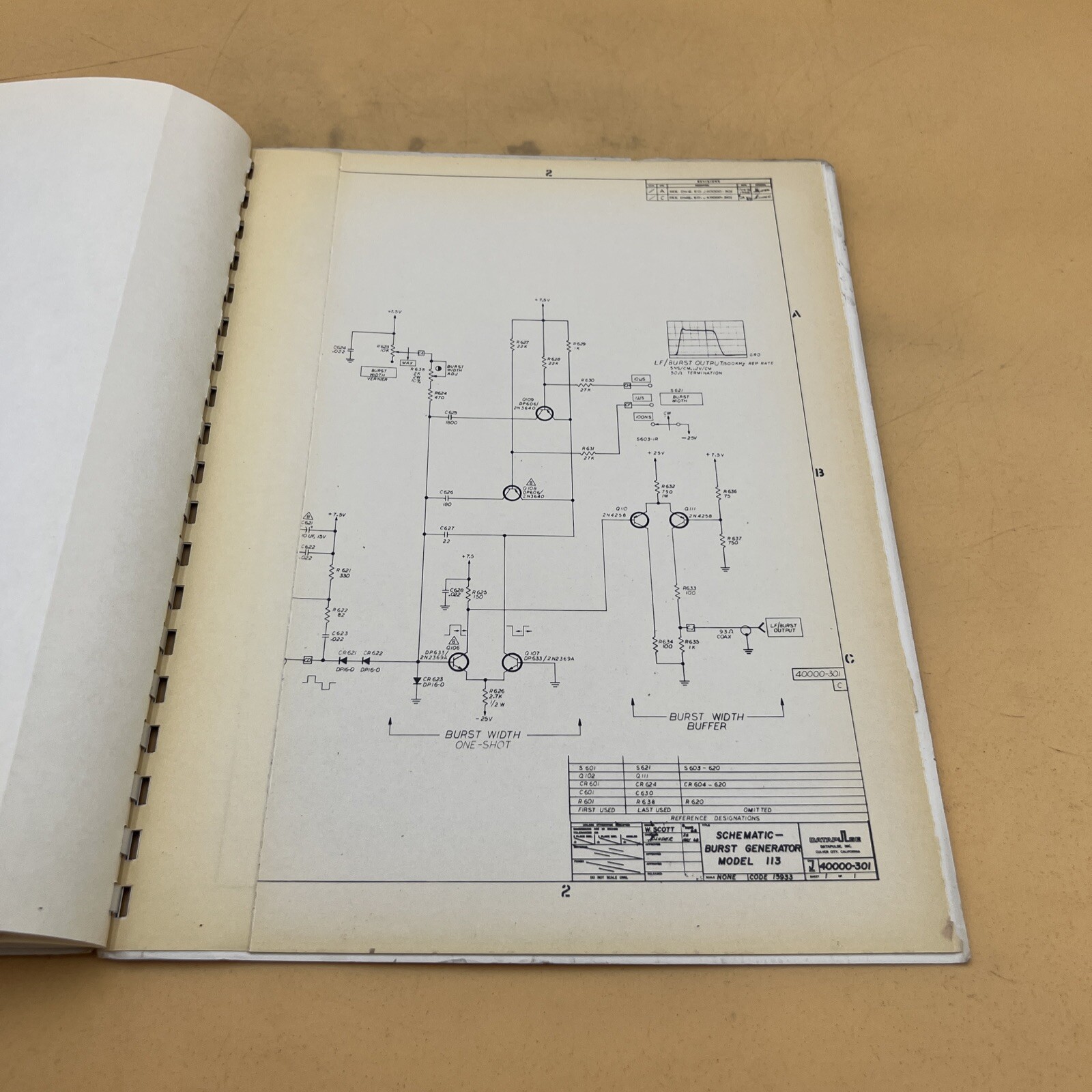 Datapulse Model 113 Pulse Generator Operation and Maintenance Manual Preliminary