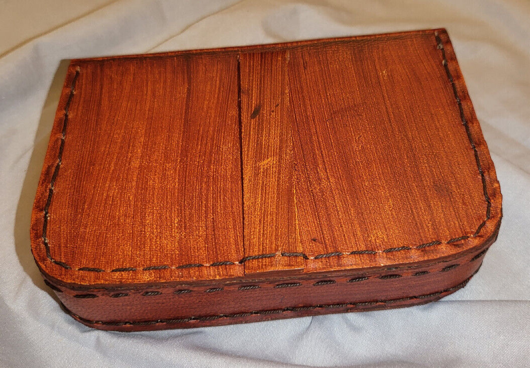 Gold Folding Binoculars Leather Case London Royal Navy Ship Opera Glasses Retro