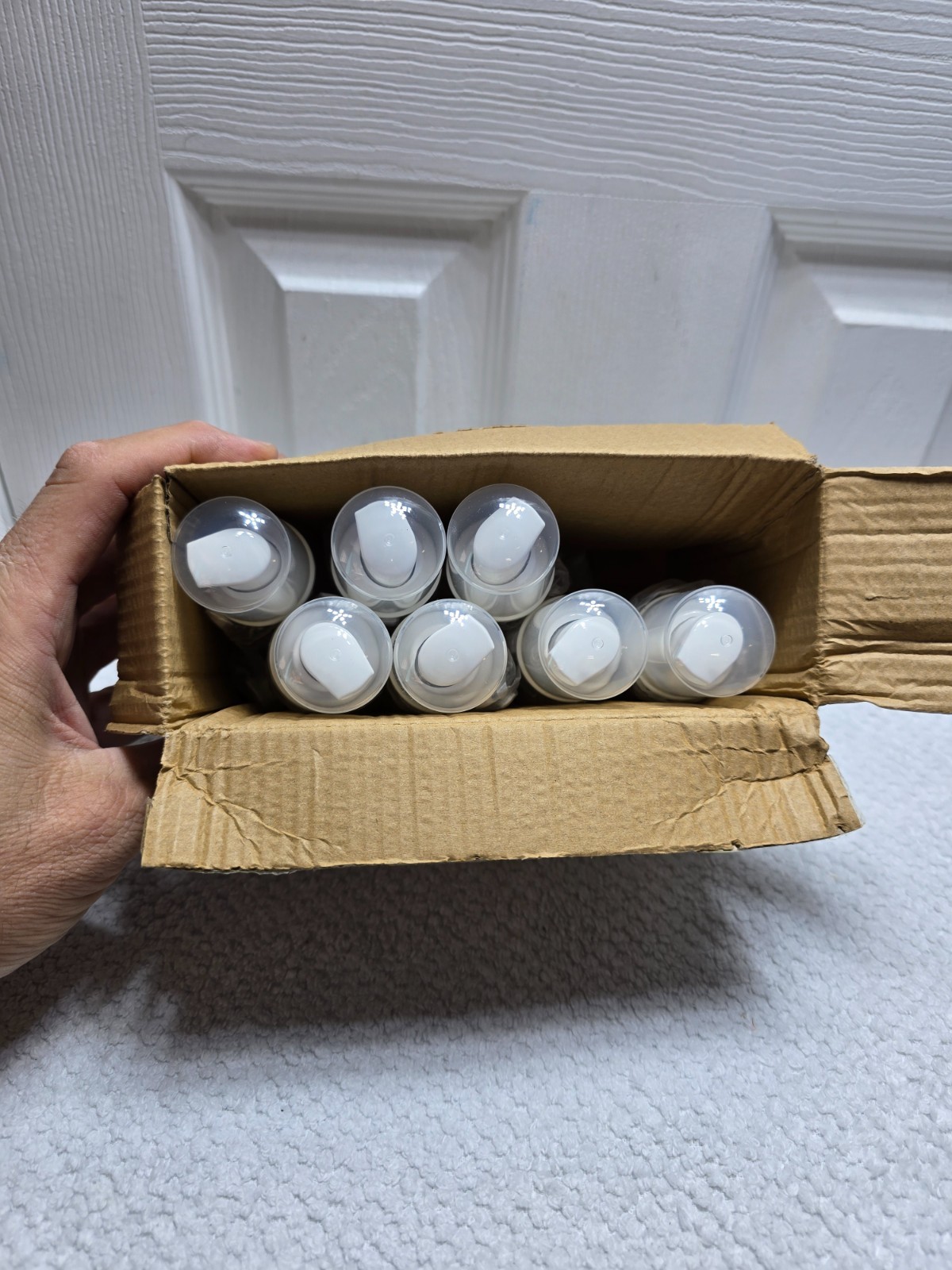 7 Pcs Foam Pump Bottle 2oz Foaming Soap Dispenser Travel Container BPA Free(c