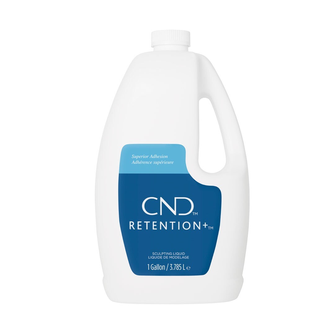 CND Retention+ Sculpting Liquid 1 Gallon / 3785 mL Superior Adhesion - New Look
