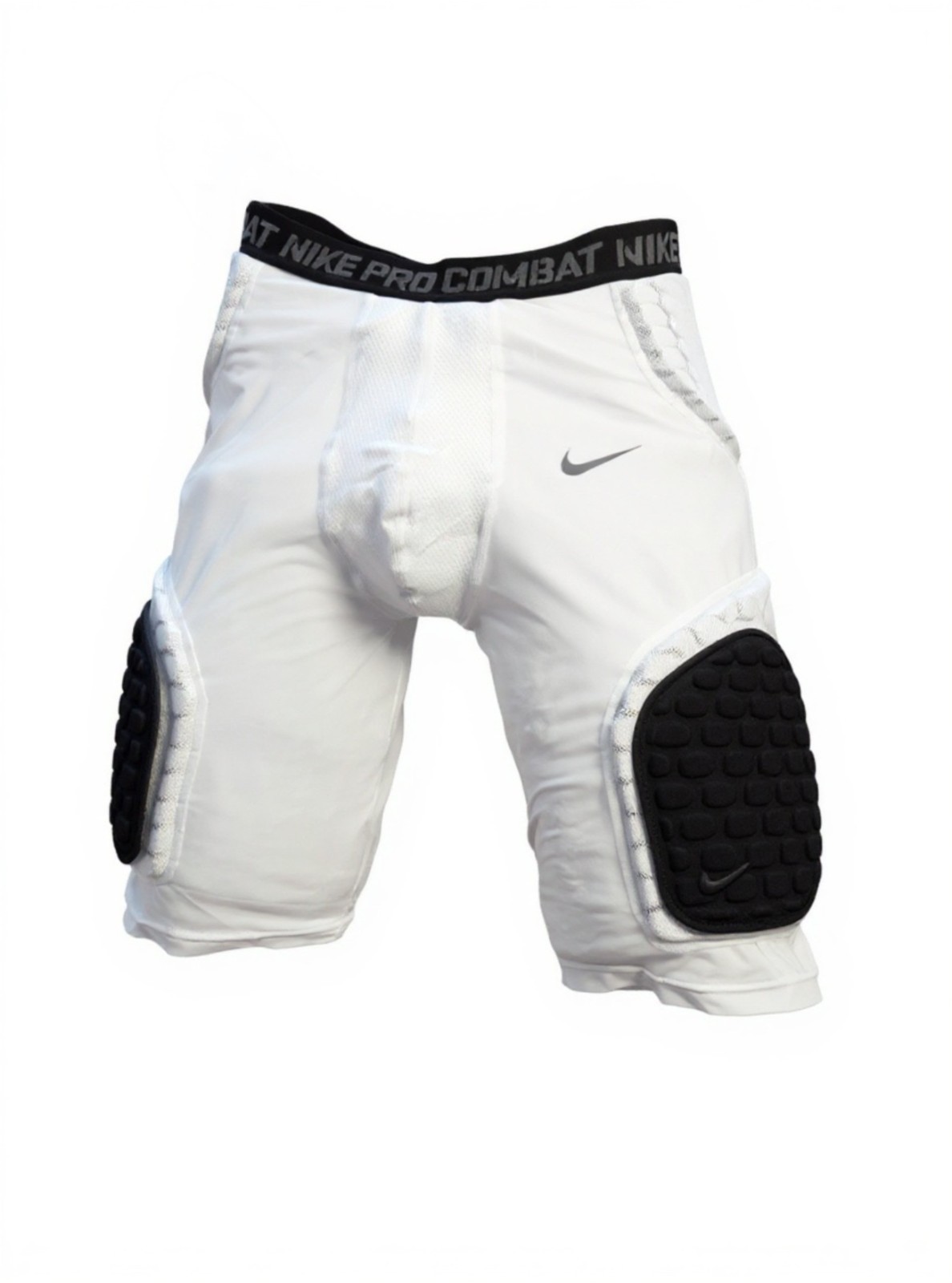 NWT! Nike Pro Combat Hyperstrong Series Football Compression Padded Shorts-White