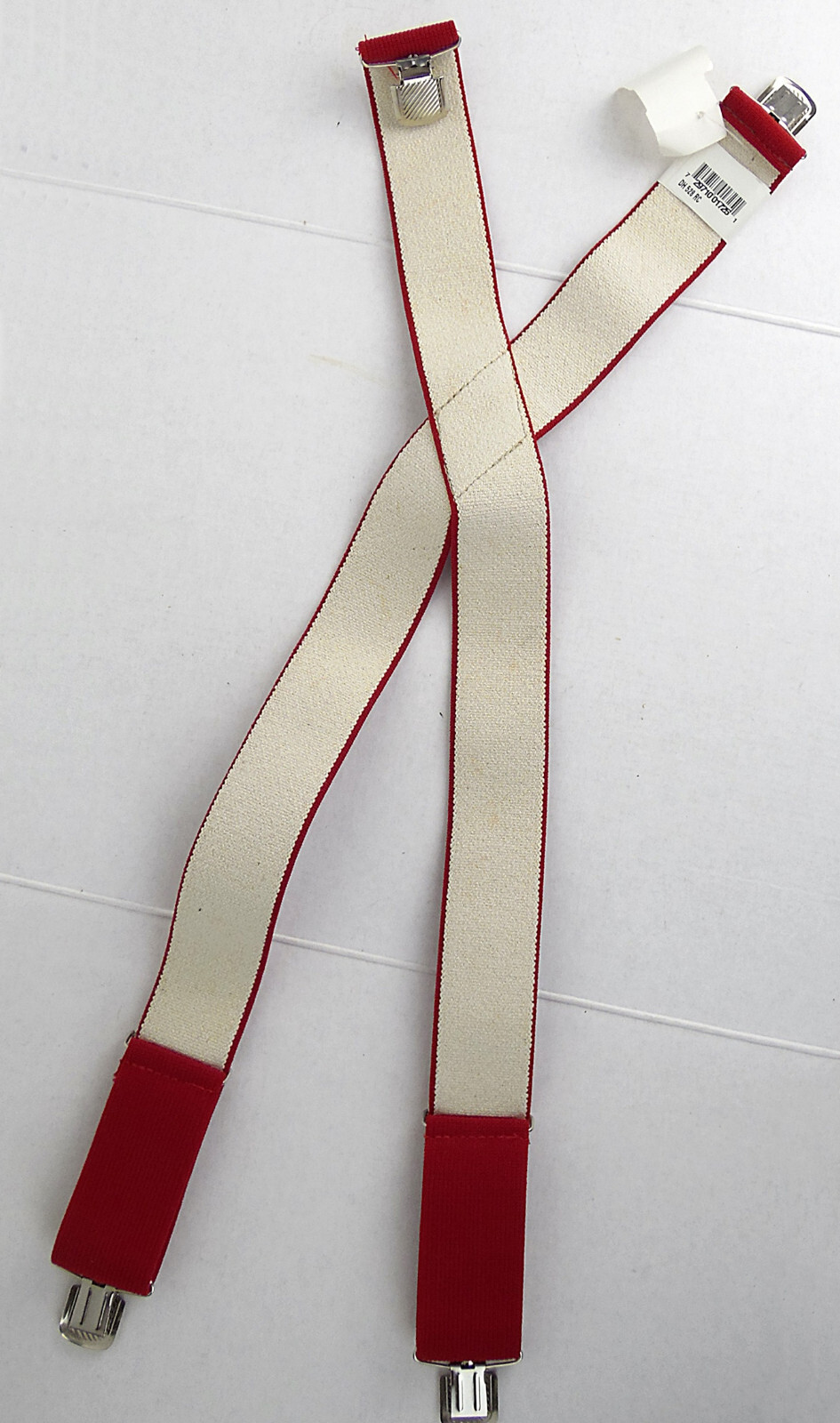 NEW NWT Welch Suspenders - "Dad's Helper" - Boy's 28" Long - Red - Made in USA