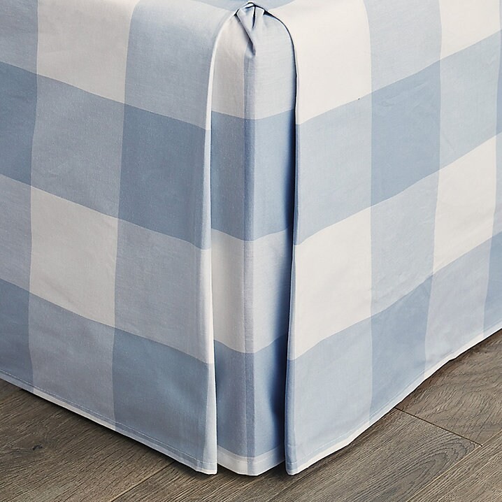 Ballard Designs Gwyneth Buffalo Check Bedskirt - No Import Fees
