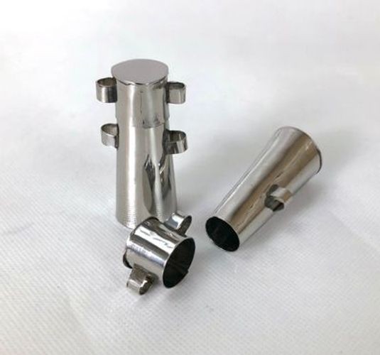 Tin Musketeer Chargers - Iron "Apostles" for Matchlock - 1 pair (2 pcs)