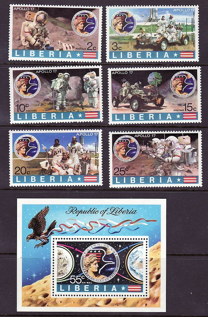 Liberia # 623-28 & C196 MNH