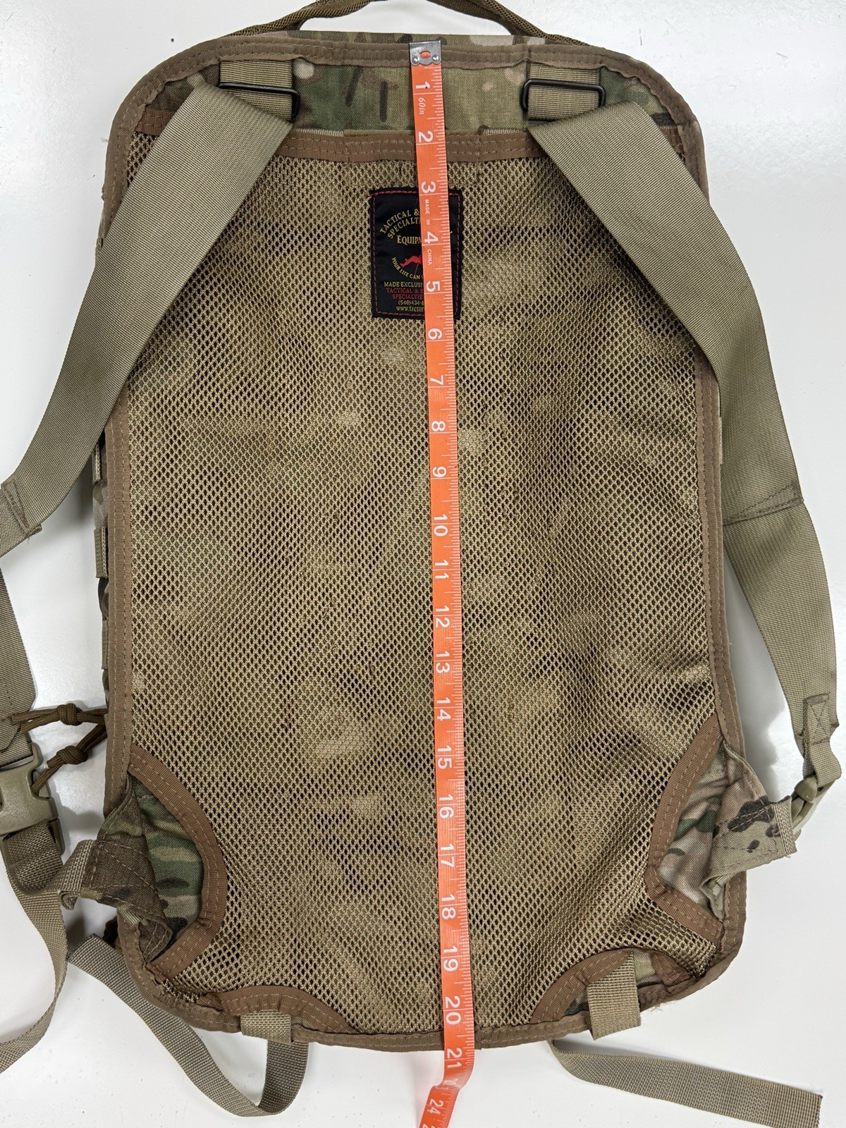Multicam TSSI TACOPS M-9 Medic Aid Bag Backpack PACK ONLY USED Missing Parts