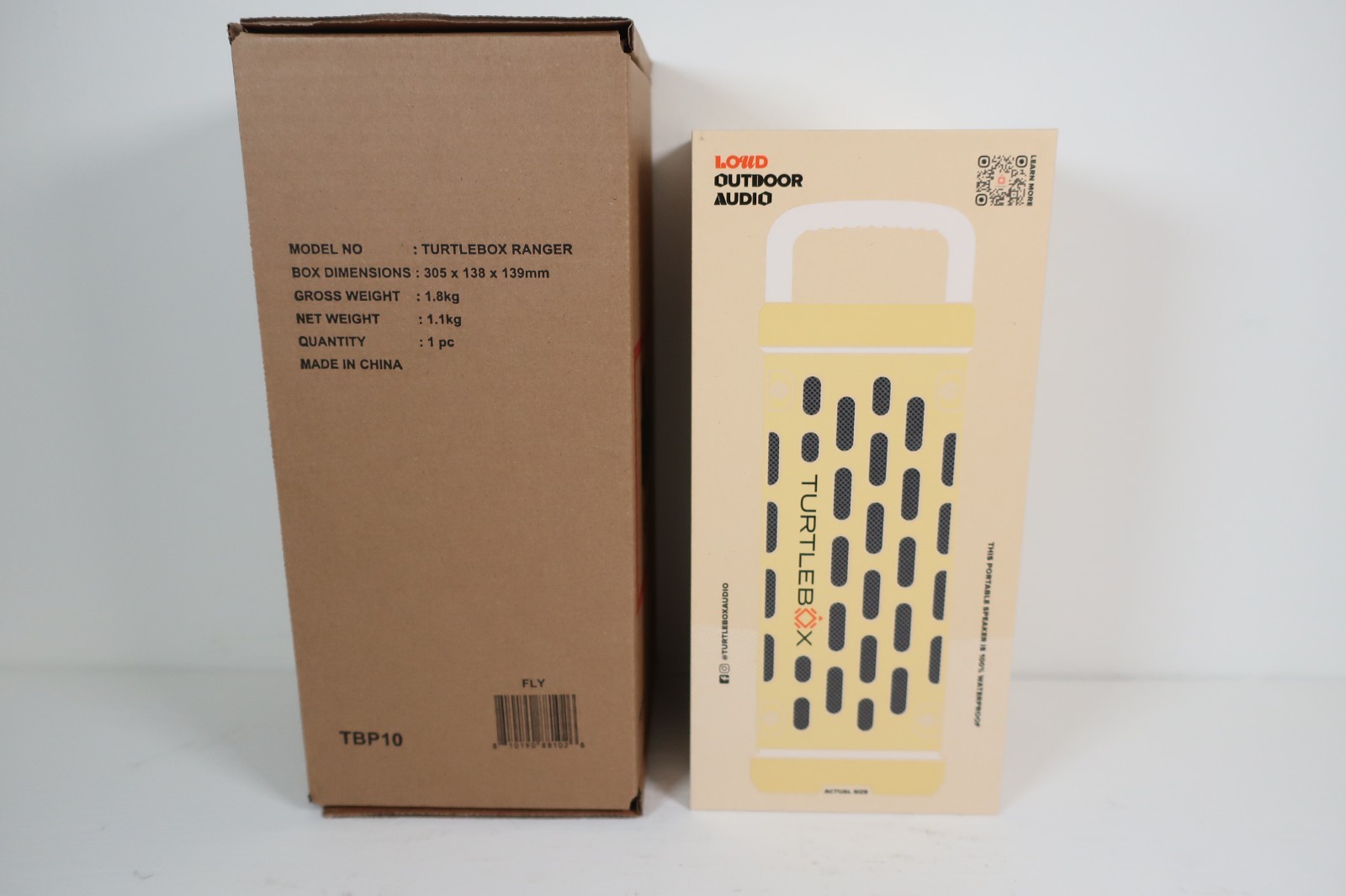 Turtlebox Ranger Loud Outdoor Bluetooth Speaker Yellow – Limited Edition NEW