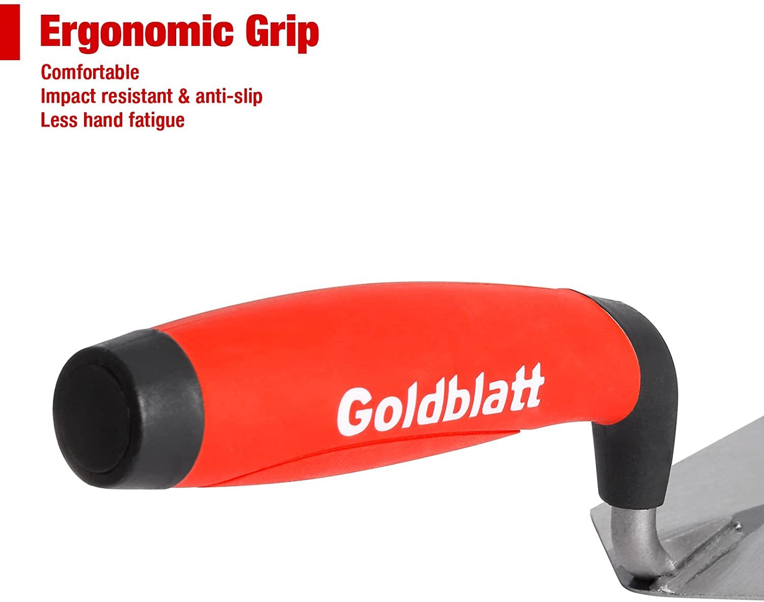 Goldblatt 2PIECES Industries Margin Trowel Set 6"X2" 5"X2" Masonry Flooring Tool