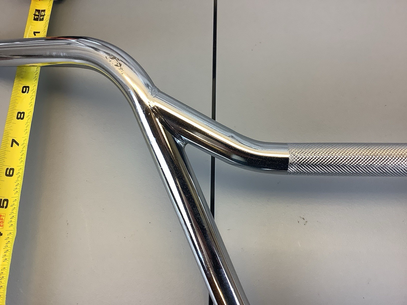 Mid School Freestyle Royce Union T-18 Vertical Chrome Frame Fork Bars