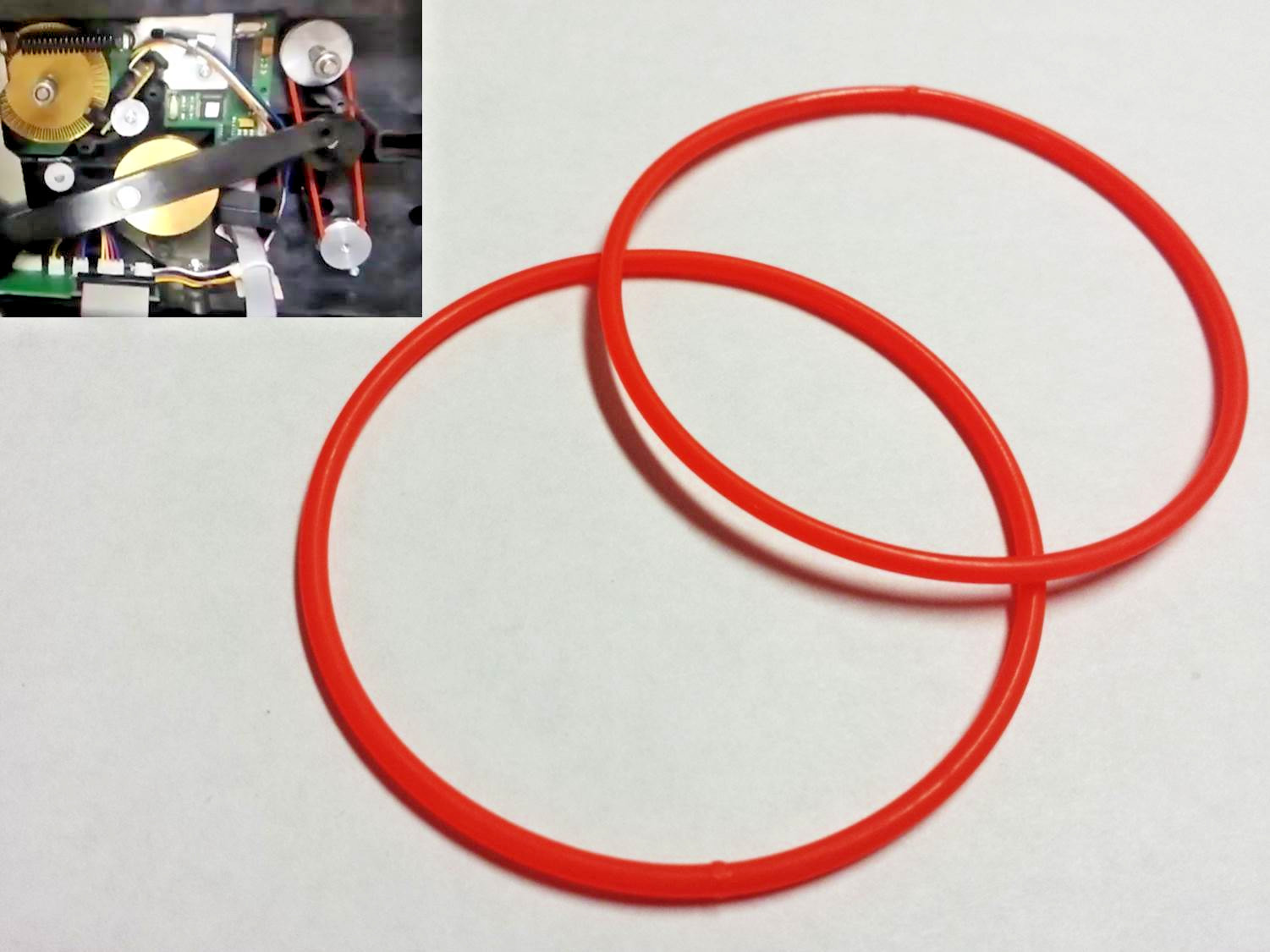 2x Ribbon Take Up O-ring Drive Belt for Zebra P310i P330i P420i  - 105909G-038