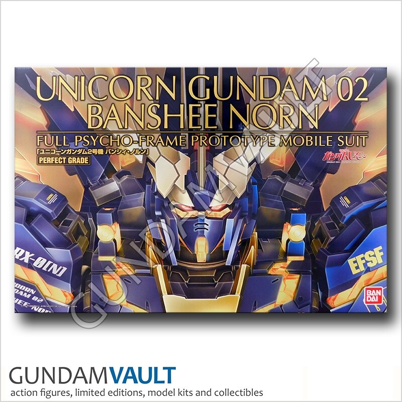 NEW 1/60 PG UNICORN GUNDAM 02 BANSHEE NORN Full Psycho Frame Perfect Grade Model