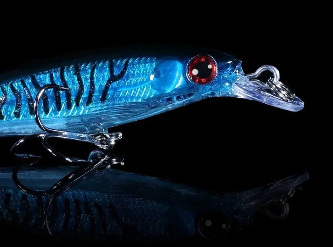 10 pcs Hard Minnow Fishing Baits Bass Lures Crankbait Tackle Wobbler New Lot