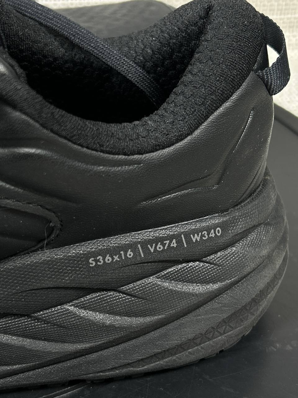 Hoka One One Shoes Womens Size 8.5 Bondi Slip Resistant Soft Toe Work Black