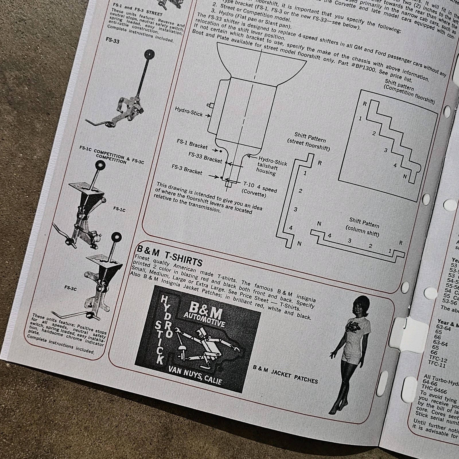 1967 B&M Transmission Shifter Catalog Drag Racing Hot Rod Gasser scta nhra auto