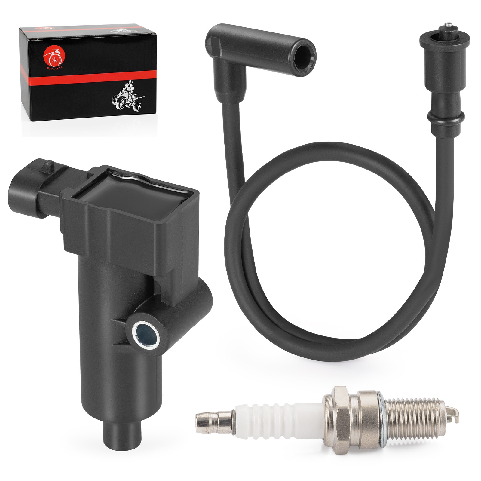 Ignition Coil Cable Wire Spark Plug Kit For Hisun 500 UTV MSU Massimo Cub Cadet