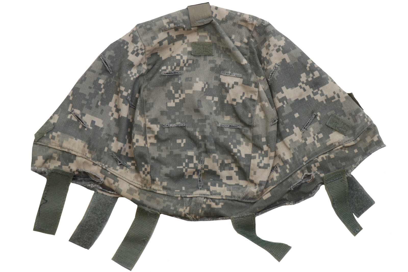 Small / Medium Used Army ACH ACU / UCP Digital Camo Combat Helmet Cover S/M MICH