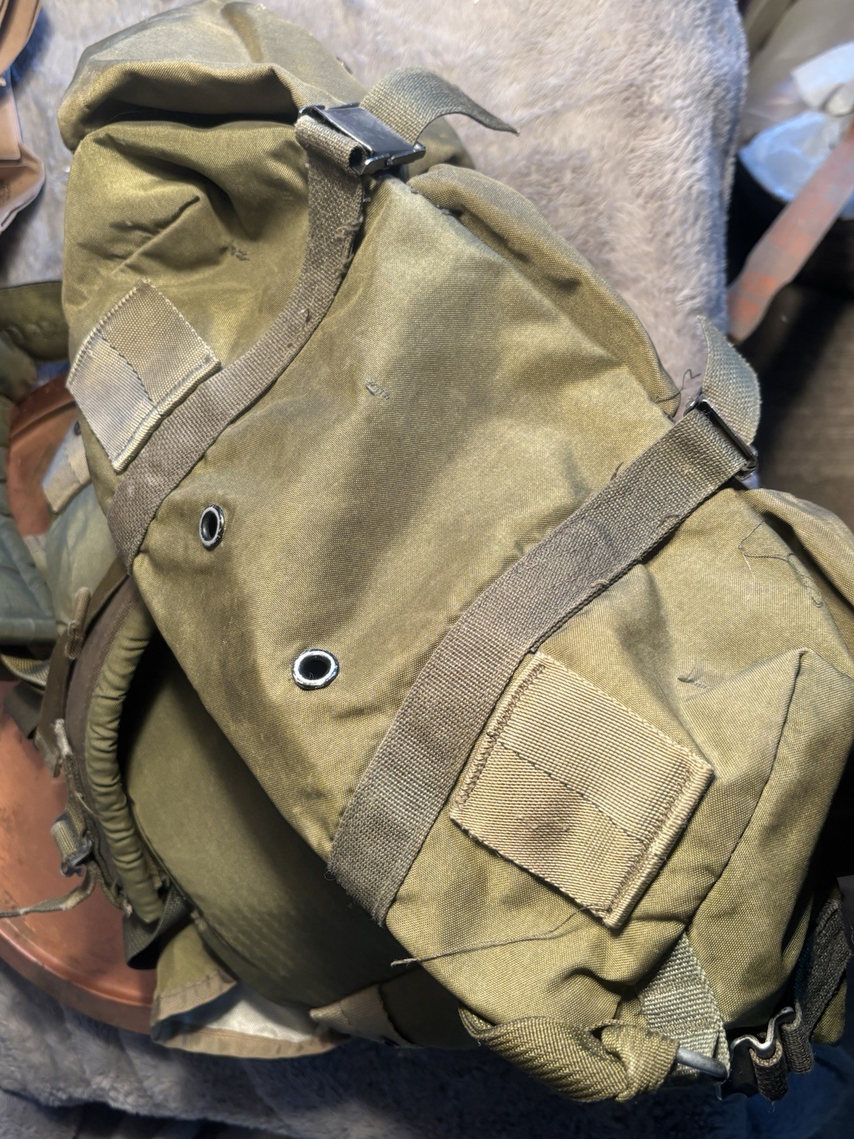 Vietnam War US Army Military 1968 US Army Tropical Rucksack Backpack *No Frame*