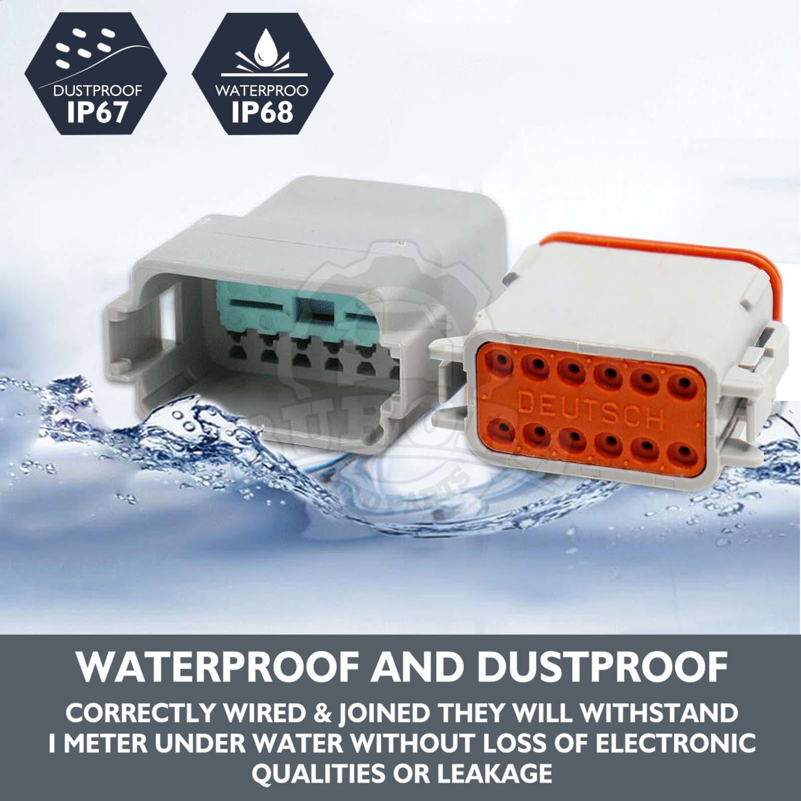 1650PCS Genuine Deutsch Connector Kit Stamped Contacts For 14,16,18,20 GA.WIRE