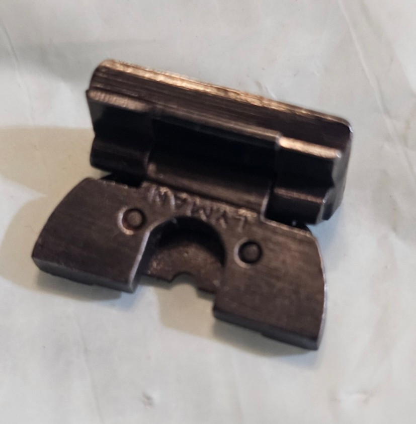 Folding Rear Rifle Sight, 3/8" Dovetail good condition