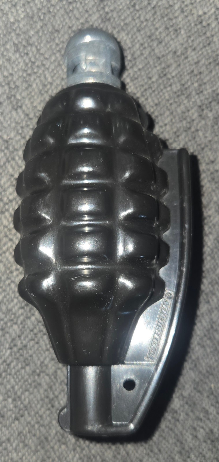 70275 NEW Old Stock Tootsietoy Black Plastic & Alum Cap Grenade Free S&H
