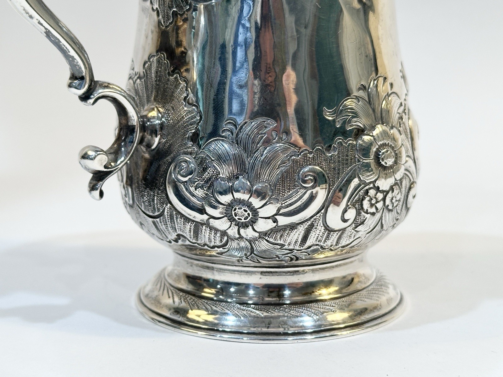 Antique 19th C Georgian Sterling Silver Mug London 1824 Edward Ferrell