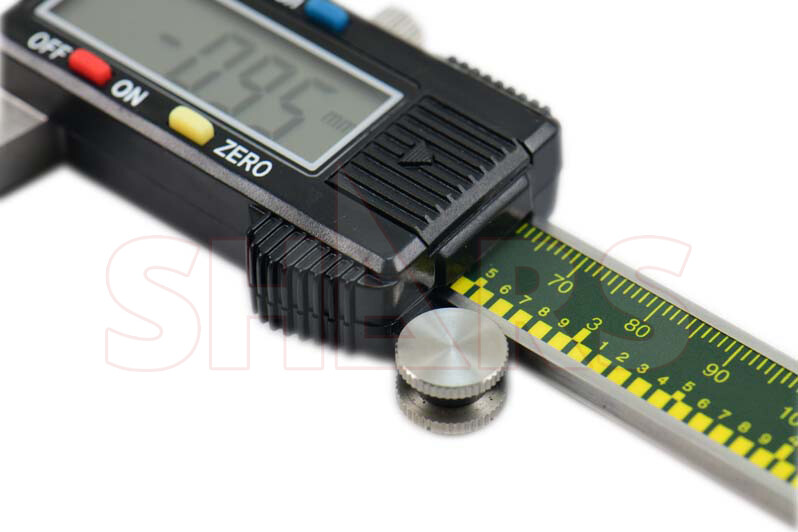 SHARS 0- 8" 200MM CALIPER DIGITAL DEPTH GAGE GAUGE NEW P]