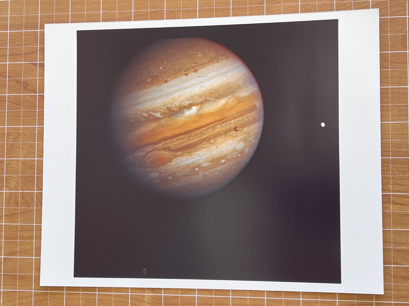 VINTAGE SPACE NASA PHOTO JUPITER VOYAGER JPL KODAK PAPER
