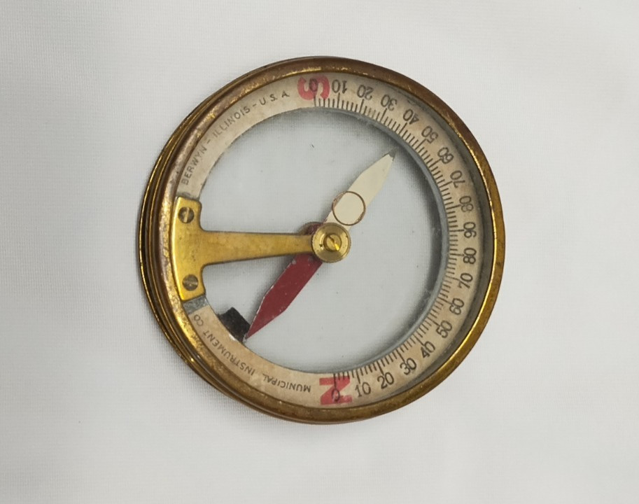 Vintage Municipal Instrument Mining Compass