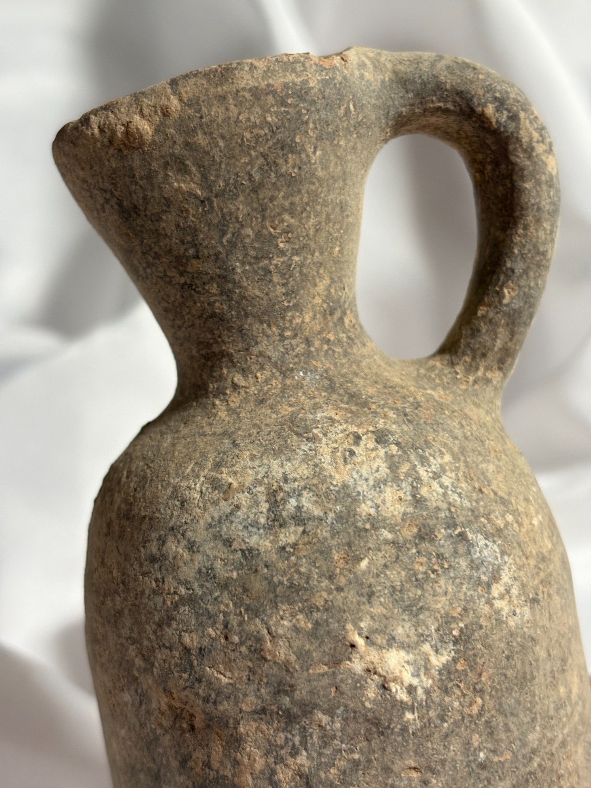 Ancient Holy Land Iron Age I Oil Jar 1200–1000 BC Biblical Vessel 17×7 cm