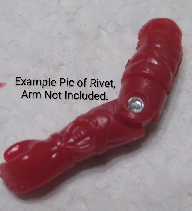 New Gi Joe• FunSkool •Estrela Approximately 200 Pieces Arm Rivets