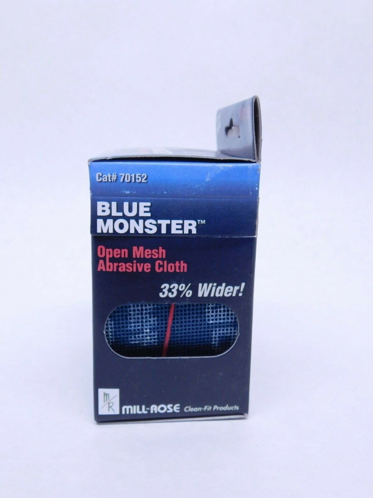 NEW! MILL-ROSE BLUE MONSTER OPEN MESH ABRASIVE CLOTH ROLL 2" X 5 Yds 165-GRIT HR